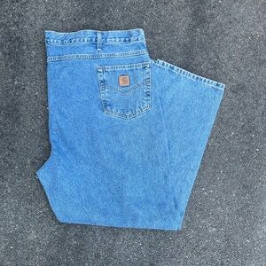 Mens 50x32 Carhartt Denim Jeans
